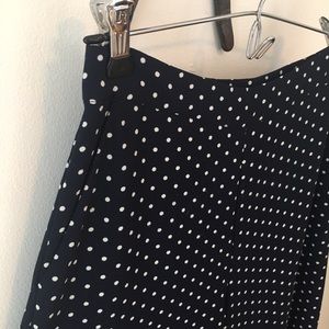 High Waisted Palazzo Polkadot Pants